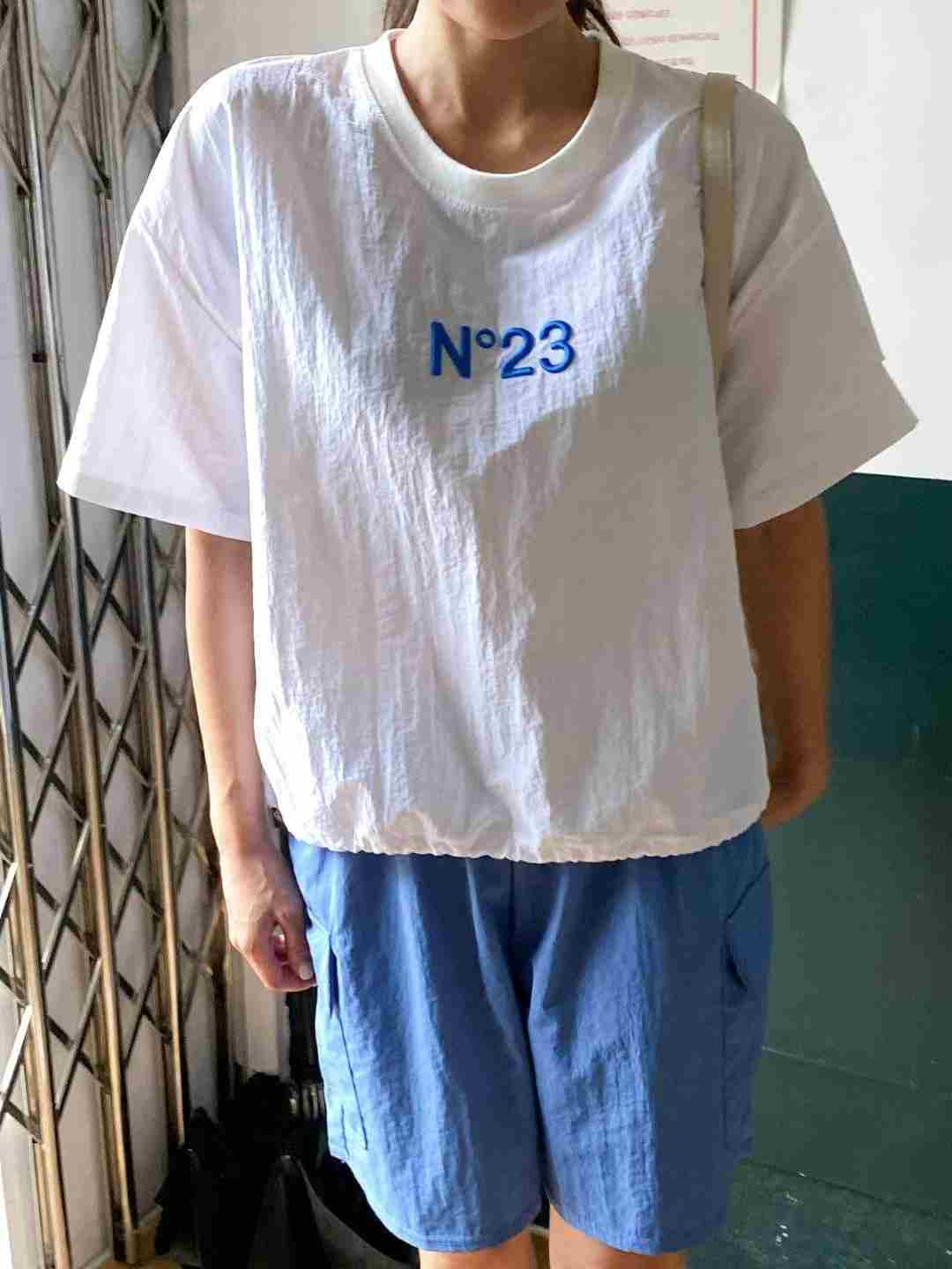 DKS08韓國直郵㊣女士新品25春夏休閑真品推薦職業人氣時尚T恤DKS08T恤