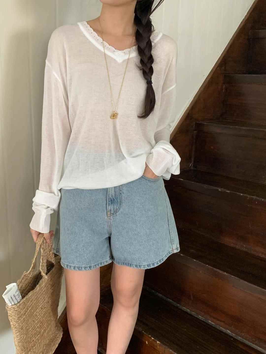 SALT.B韓國直郵㊣女士新品人氣推薦時尚真品25春夏熱賣針織衫SALT.B針織衫