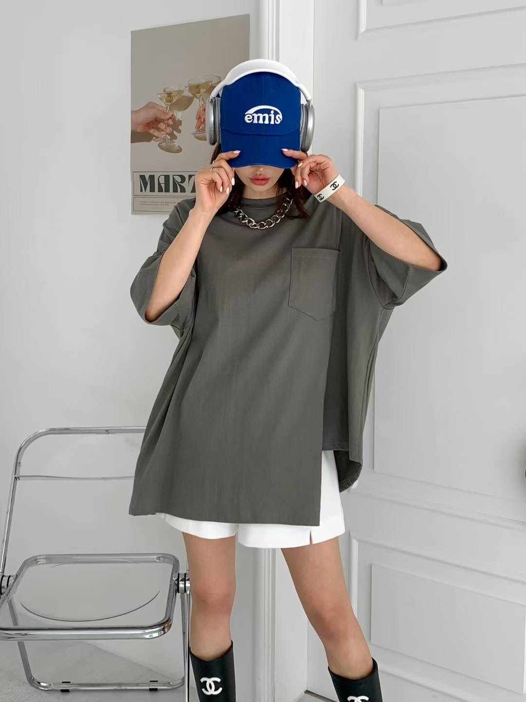 SOUL DRESS-소울드레스-T東大門㊣實拍女裝新品人氣休閑T恤SOUL DRESST恤