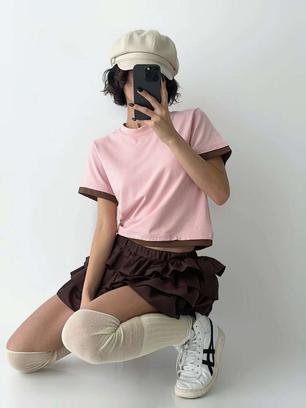 CELEB-셀럽-T韓國直郵㊣女裝新品熱賣時尚推薦25春夏職業T恤CELEB-TT恤