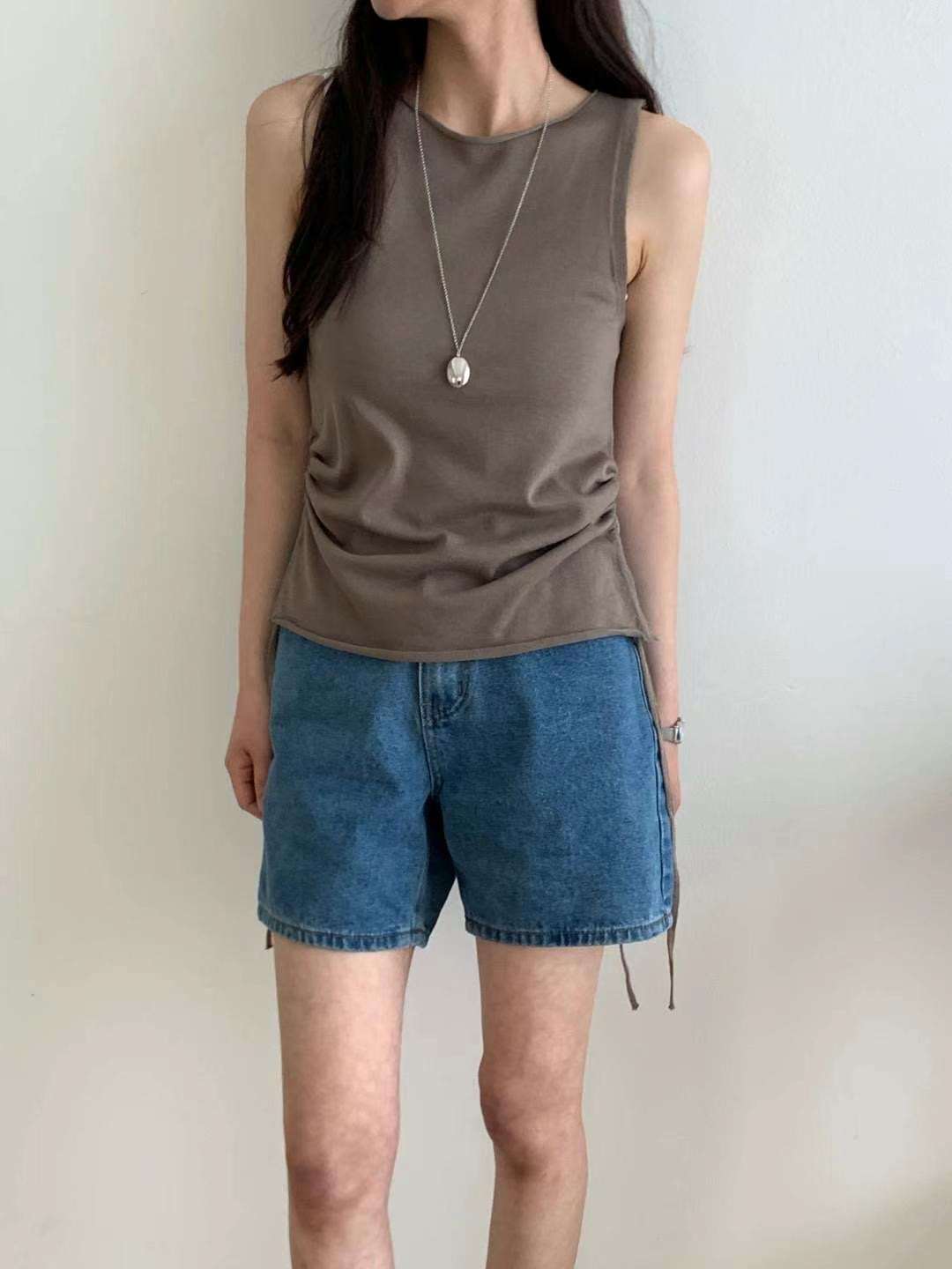LOOK韓國直郵㊣女裝新品休閑真品職業熱賣人氣25春夏吊帶背心LOOK吊帶/背心