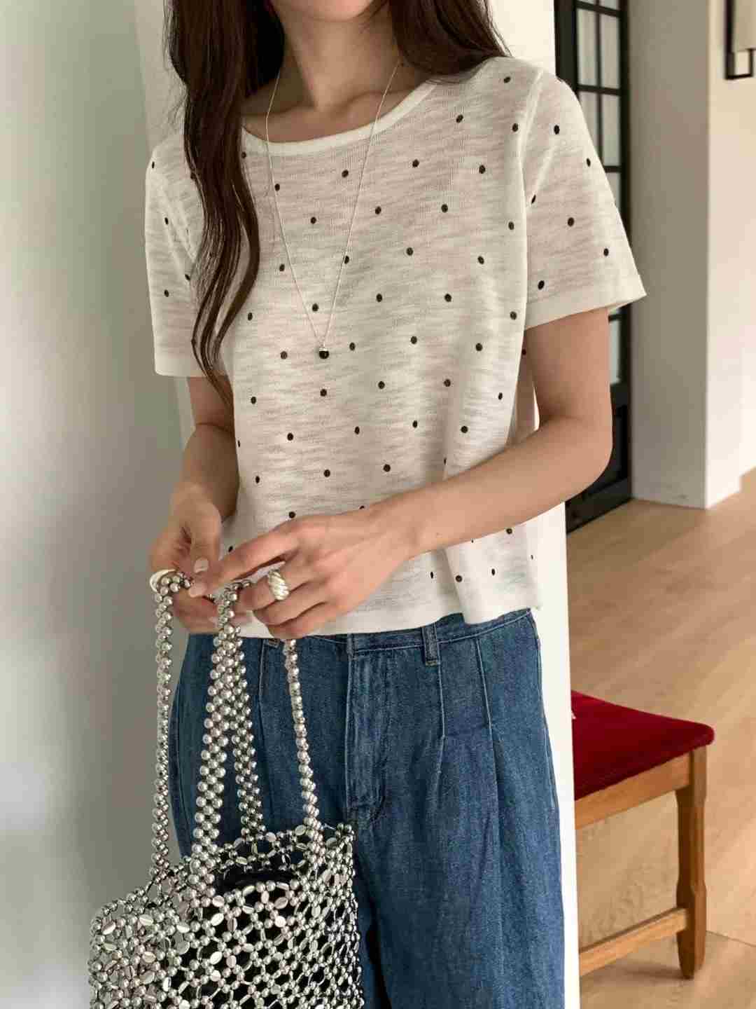 IGOTC-아가씨-T東大門㊣實拍女裝新款推薦休閑人氣真品T恤IGOTC-아가씨-TT恤