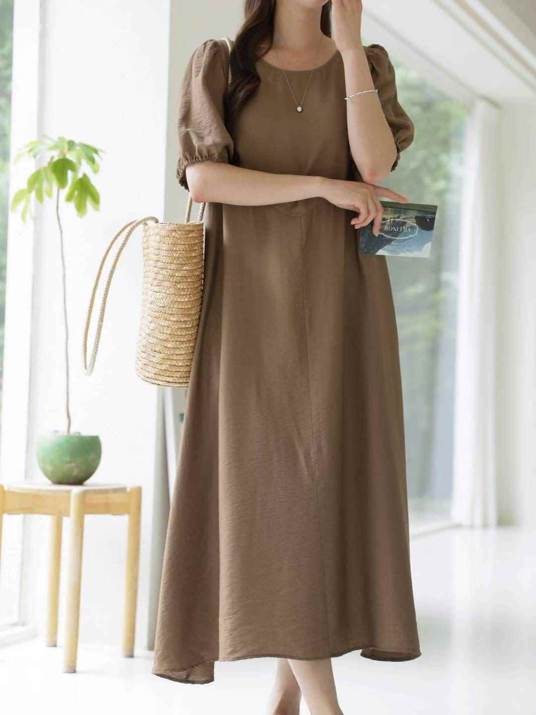 MU 뮤-T東大門㊣直郵女士新品熱賣25春夏真品休閑推薦連衣裙MU 뮤-T連衣裙