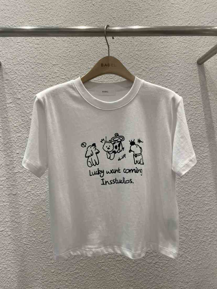 BABEL韓國代購㊣女裝新款休閑時尚熱賣職業真品推薦人氣T恤BABELT恤