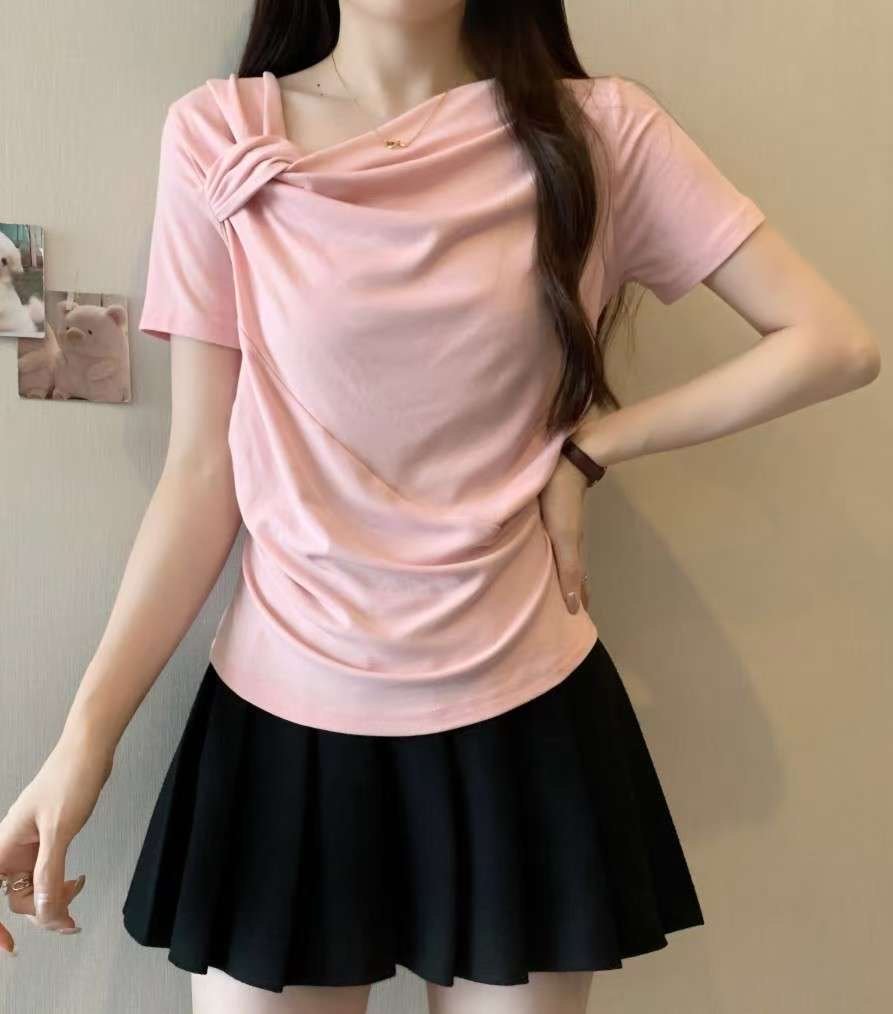 BLUE ANGEL-블루엔젤-T東大門㊣代購女士新品推薦25春夏T恤BLUE ANGEL-otT恤