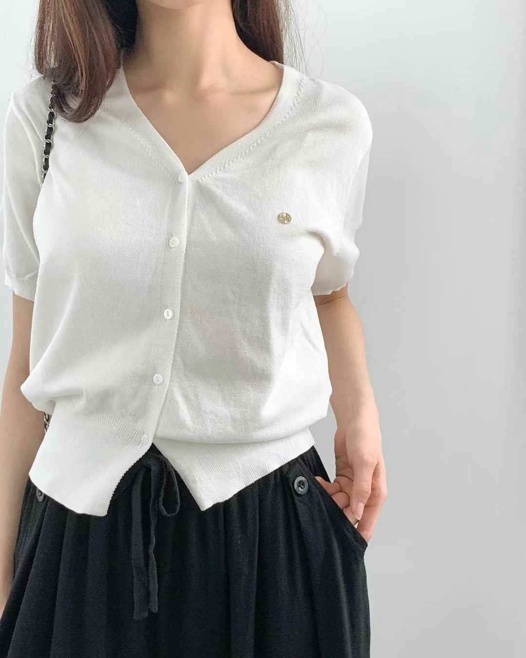 ANDANTE東大門㊣直郵女士新品25春夏時尚推薦職業針織衫開衫ANDANTE針織衫