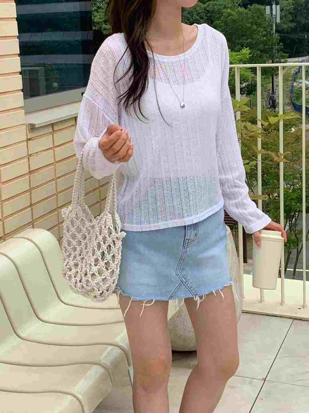 EROOM韓國代購㊣女裝新品推薦時尚真品25春夏熱賣職業針織衫EROOM針織衫