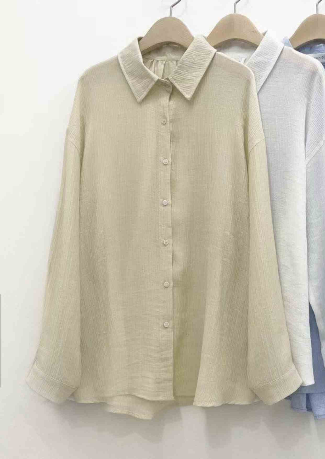 EROOM韓國代購㊣女裝新款25春夏休閑人氣真品熱賣襯衫蕾絲衫EROOM襯衫/蕾絲衫