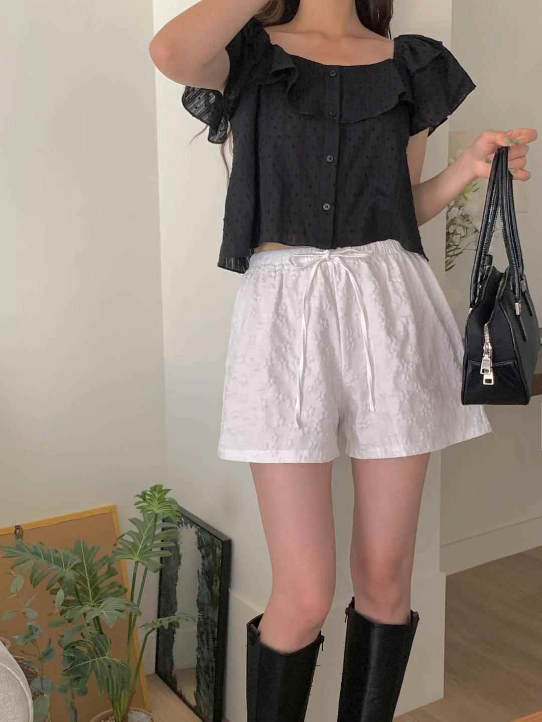 CHERRY YA東大門㊣直郵女士新品25春夏真品熱賣休閑推薦短褲CHERRY YA短褲