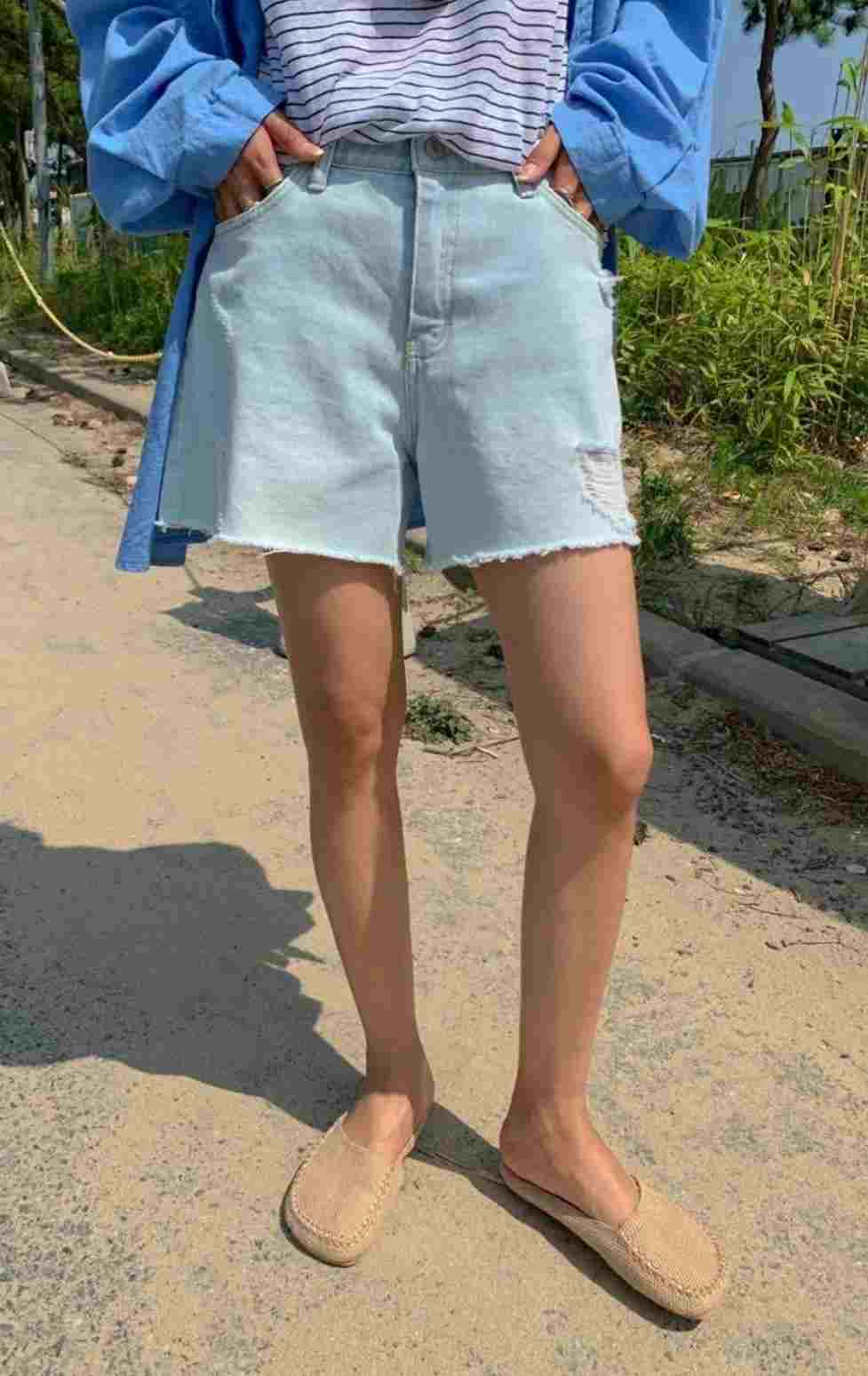 7STAR韓國代購㊣女裝新款時尚人氣職業推薦25春夏熱賣真品短褲7STAR短褲