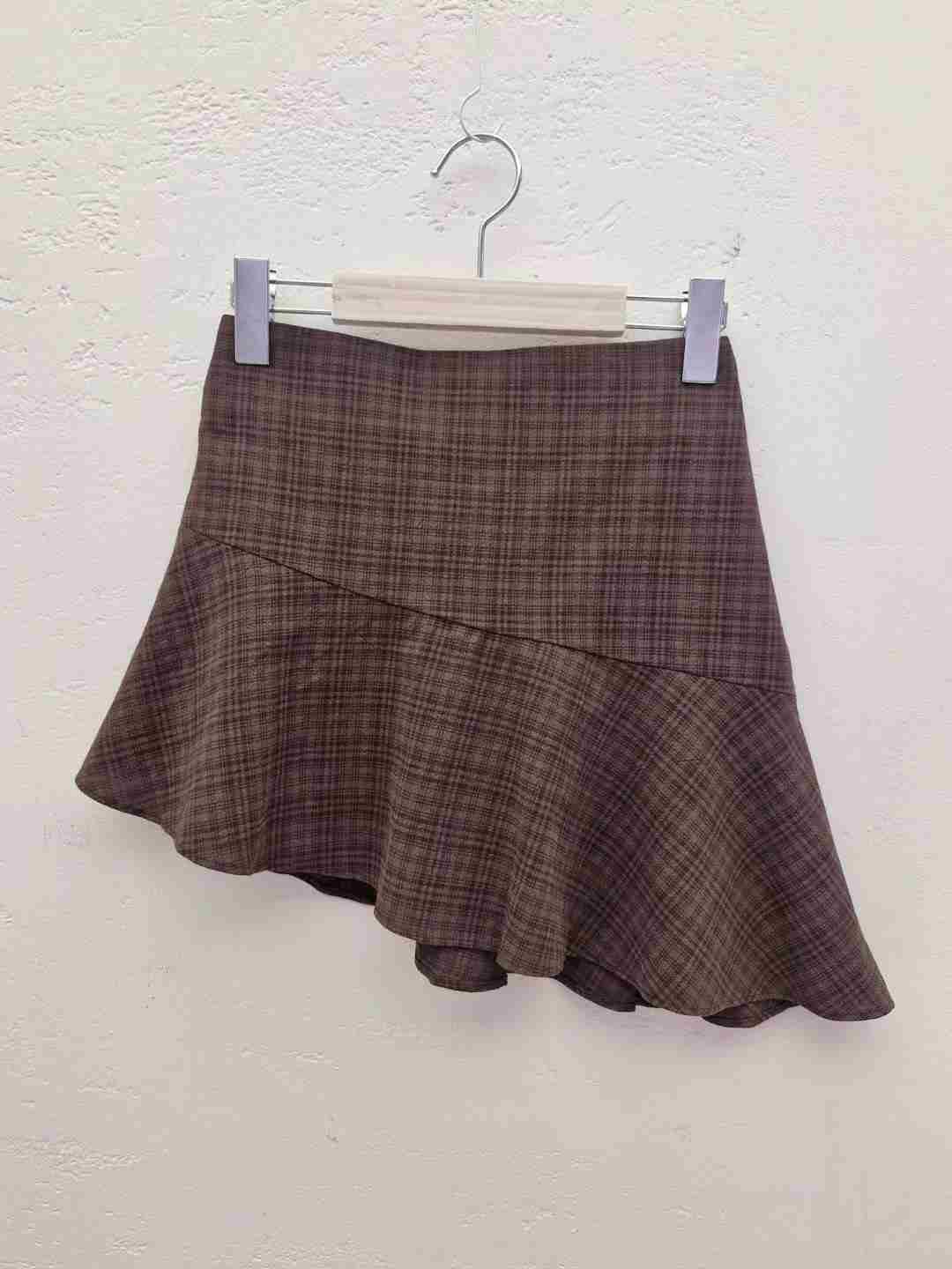 IF U-이퓨-T韓國代購㊣女裝新品25春夏真品熱賣休閑短裙IF U短裙
