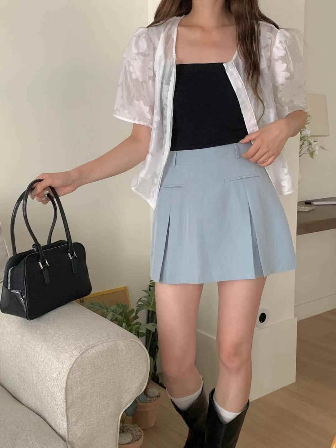 CHERRY YA東大門㊣代購女裝新品時尚熱賣職業真品推薦短裙CHERRY YA短裙