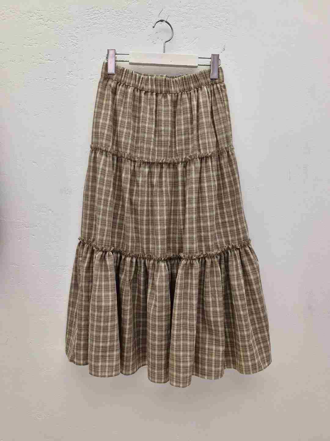 IF U-이퓨-T東大門㊣實拍女裝新品時尚人氣25春夏休閑長裙IF U長裙