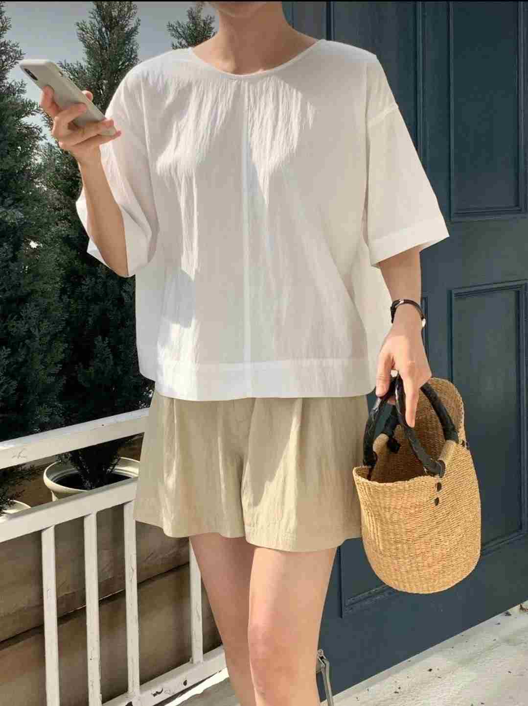 NEAR DEAR韓國直郵㊣女士新品熱賣人氣真品推薦襯衫蕾絲衫NEAR DEAR襯衫/蕾絲衫