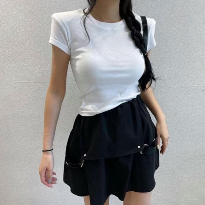 KIKI ROOM東大門㊣實拍女士新款人氣熱賣時尚職業休閑真品T恤KIKI ROOMT恤