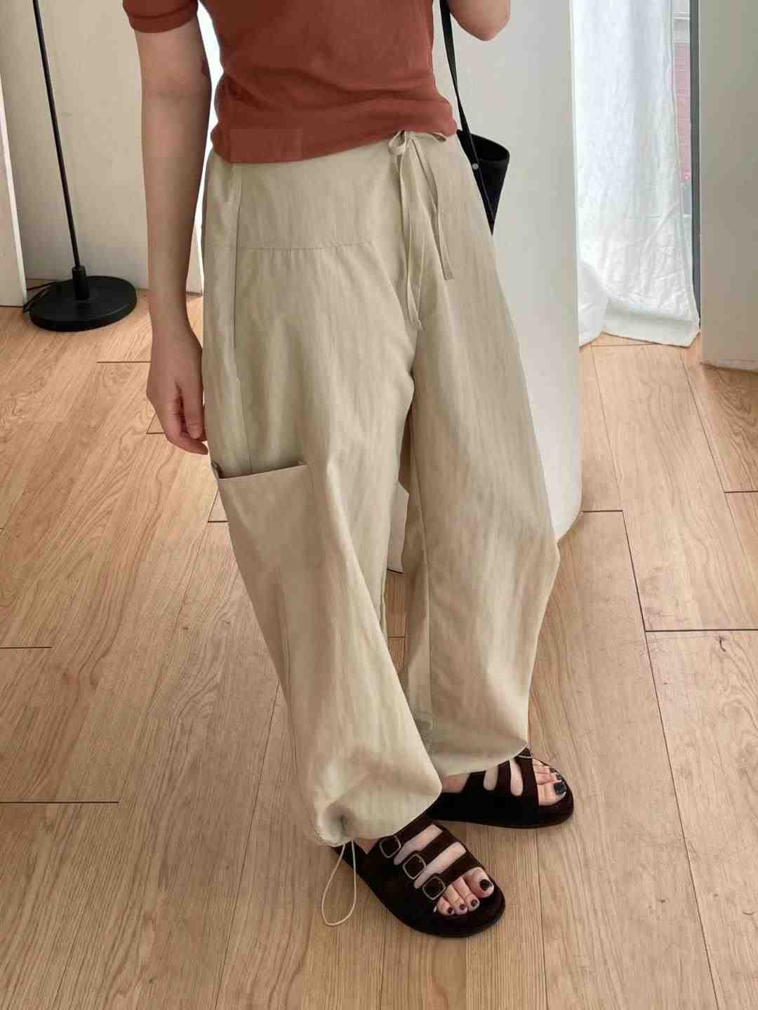 L.REWIND東大門㊣直郵女裝新品推薦休閑時尚真品職業休閑褲L.REWIND休閑褲