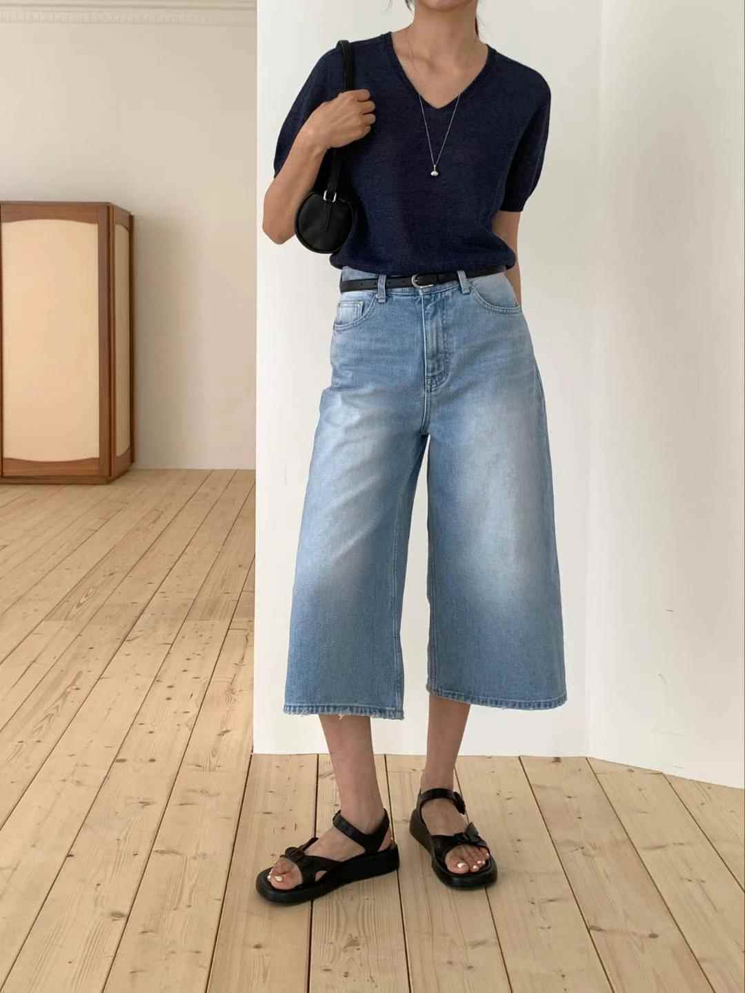 COREBLUE東大門㊣實拍女裝新品25春夏推薦熱賣人氣時尚牛仔褲like core/COREBLUE牛仔褲