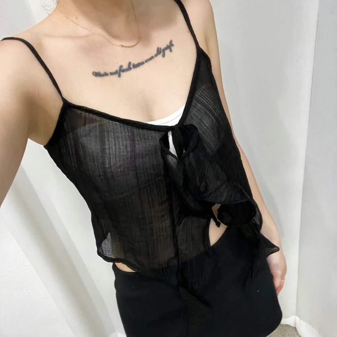 BOY MEET GIRL-T東大門㊣實拍女裝新品推薦人氣吊帶背心BOY MEET GIRL-T吊帶/背心