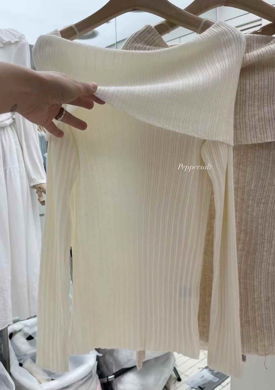 PEPPER 페페東大門㊣直郵女裝新品25春夏人氣休閑時尚針織衫PEPPER-OT針織衫