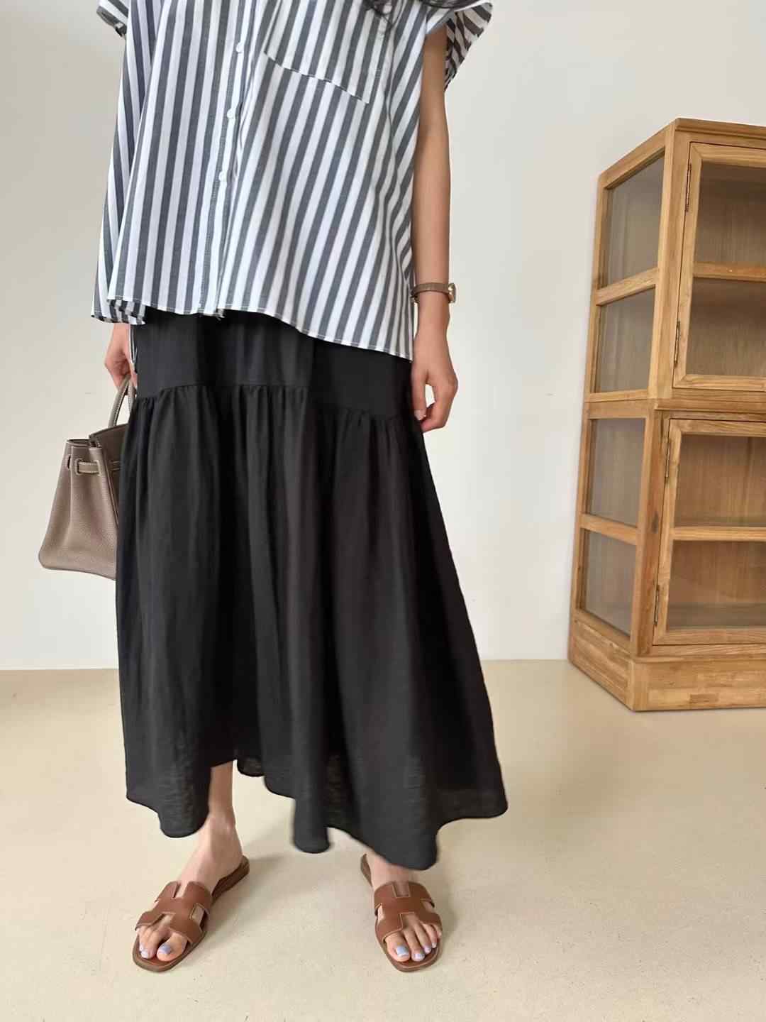 KIND-카인드-OT東大門㊣實拍女裝新款職業熱賣時尚25春夏長裙KIND-ot長裙
