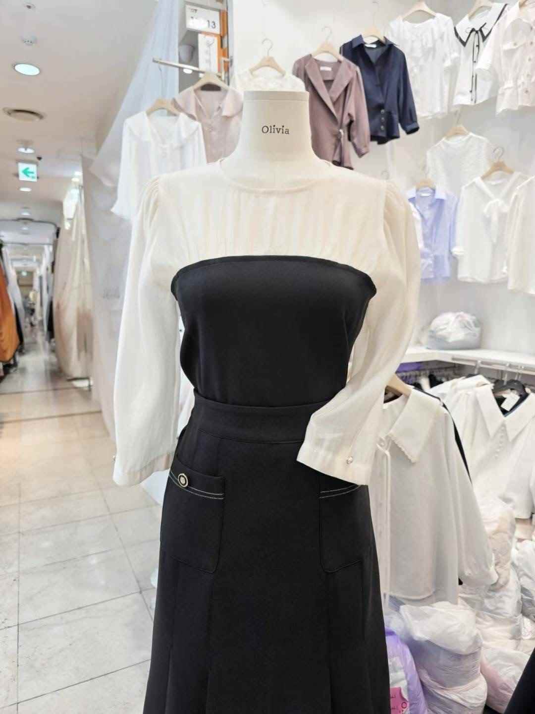 OLIVIA東大門㊣直郵女裝新品推薦25春夏熱賣職業襯衫蕾絲衫OLIVIA襯衫/蕾絲衫
