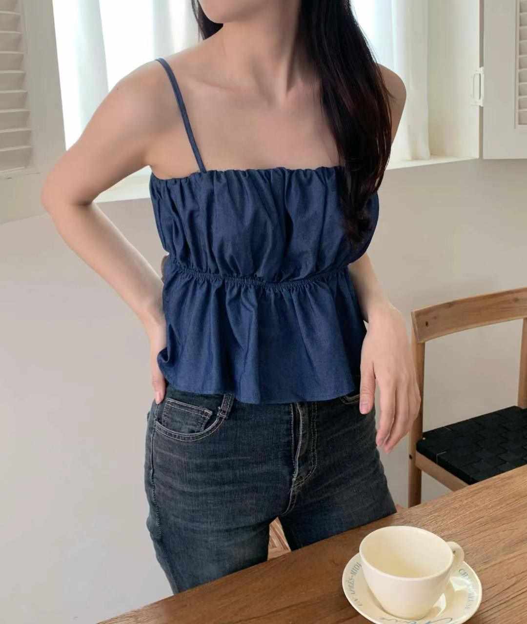 JAYDOC東大門㊣代購女裝新款熱賣25春夏休閑時尚推薦吊帶背心JAYDOC吊帶/背心