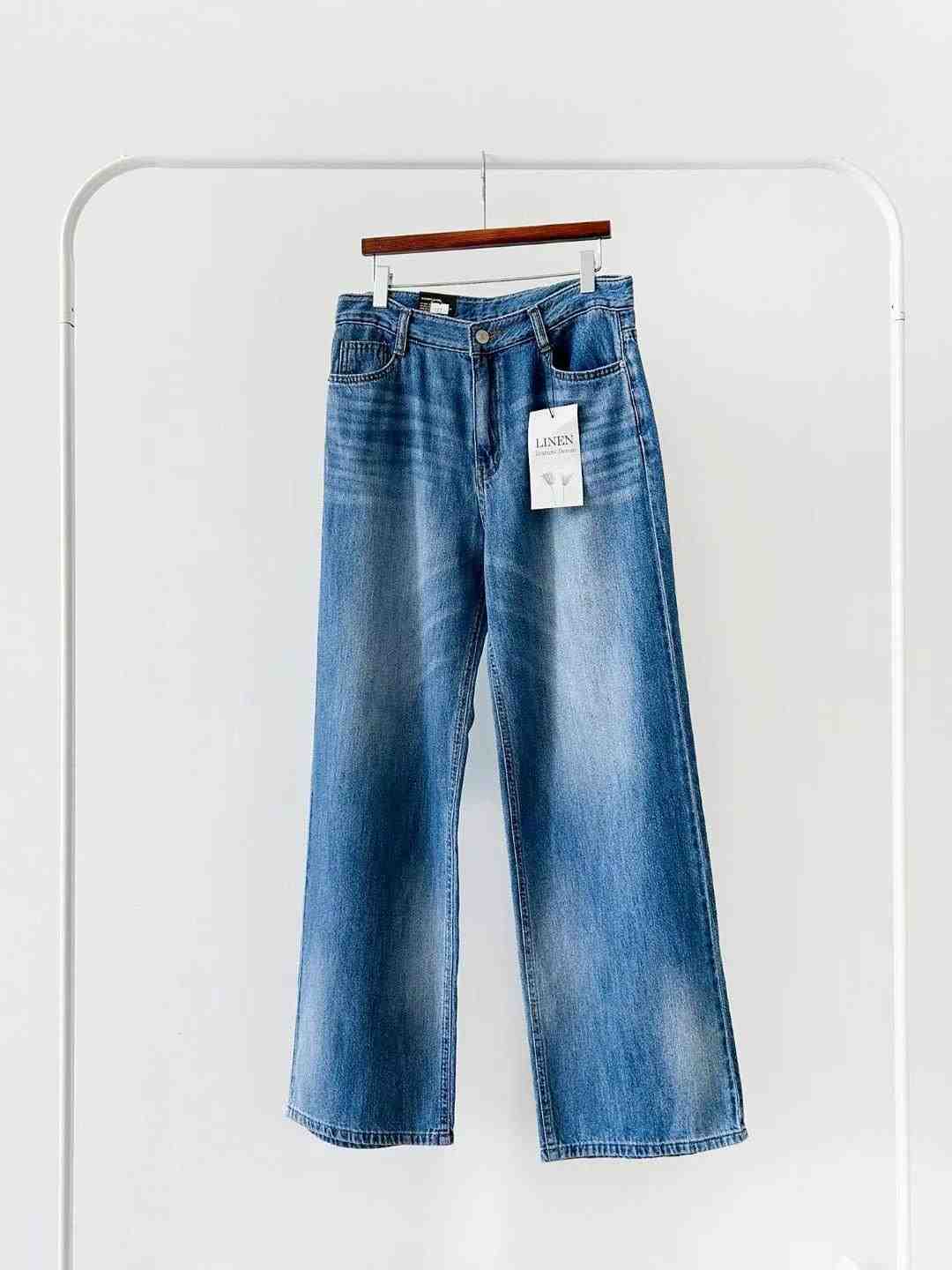 FLY DENIM東大門㊣實拍女裝新款熱賣推薦人氣休閑時尚牛仔褲FLY DENIM牛仔褲