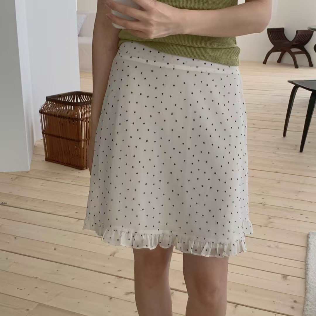 BREEZE-OT東大門㊣代購女裝新品職業人氣推薦真品短裙荷葉邊BREEZE-OT短裙