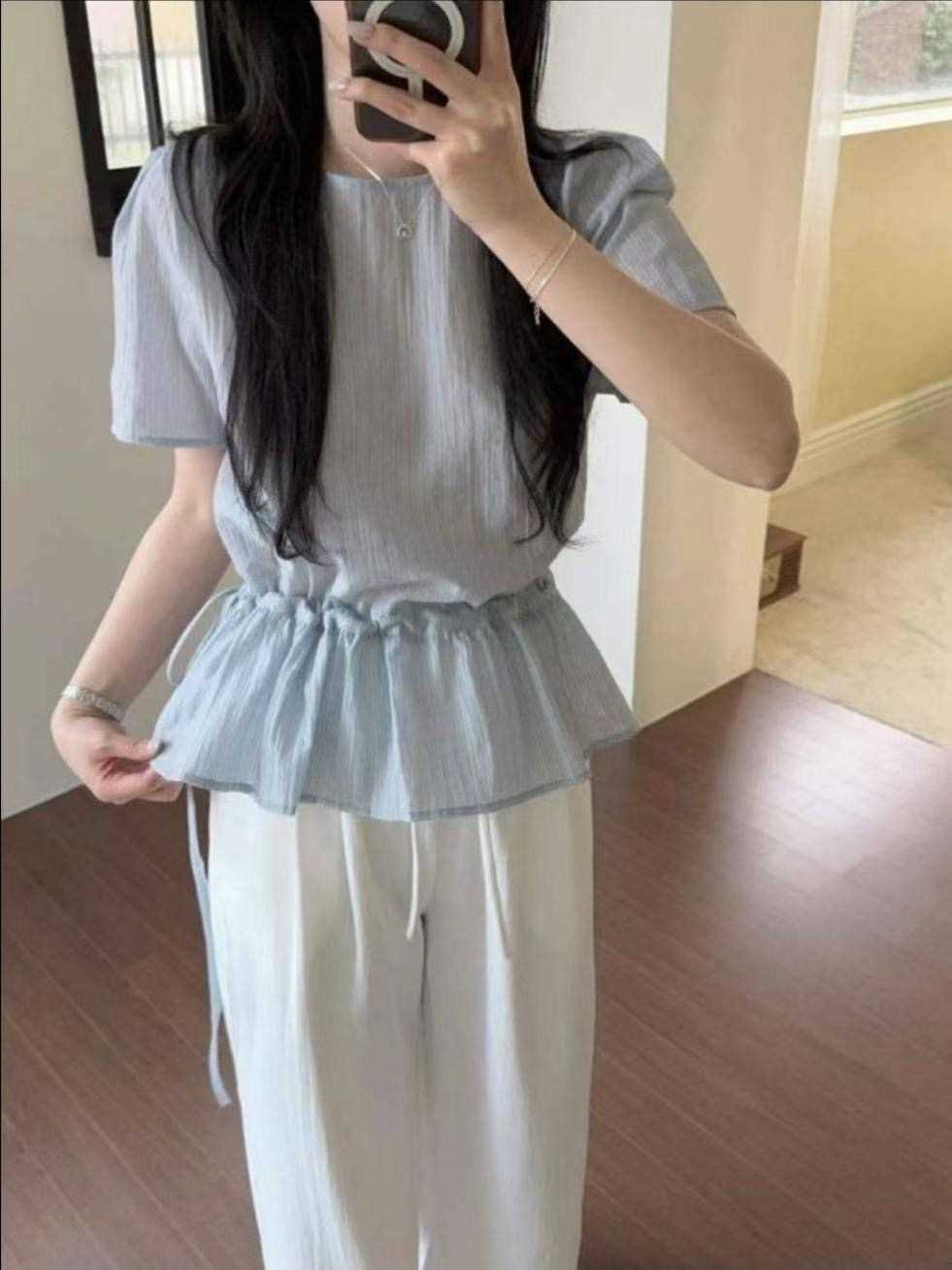 J-STORY東大門㊣直郵女裝新款職業時尚熱賣推薦襯衫蕾絲衫J-STORY襯衫/蕾絲衫