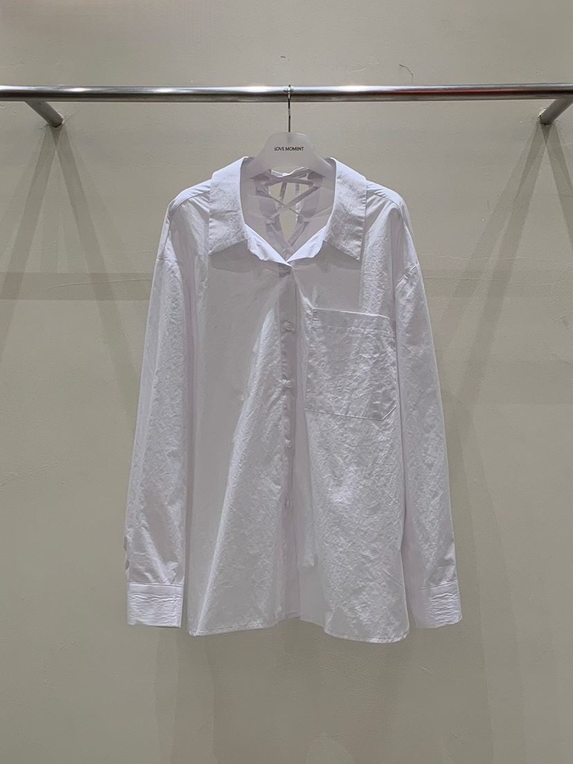 LOVE MOMENT韓國直郵㊣女士新品休閑職業25秋夏襯衫蕾絲衫VEGETABLE襯衫/蕾絲衫