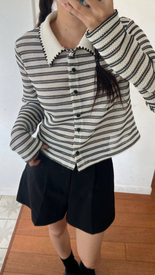 HEY/TO SEWING韓國直郵㊣女裝新款推薦休閑職業針織衫開衫BY HEY/TO SEWING針織衫