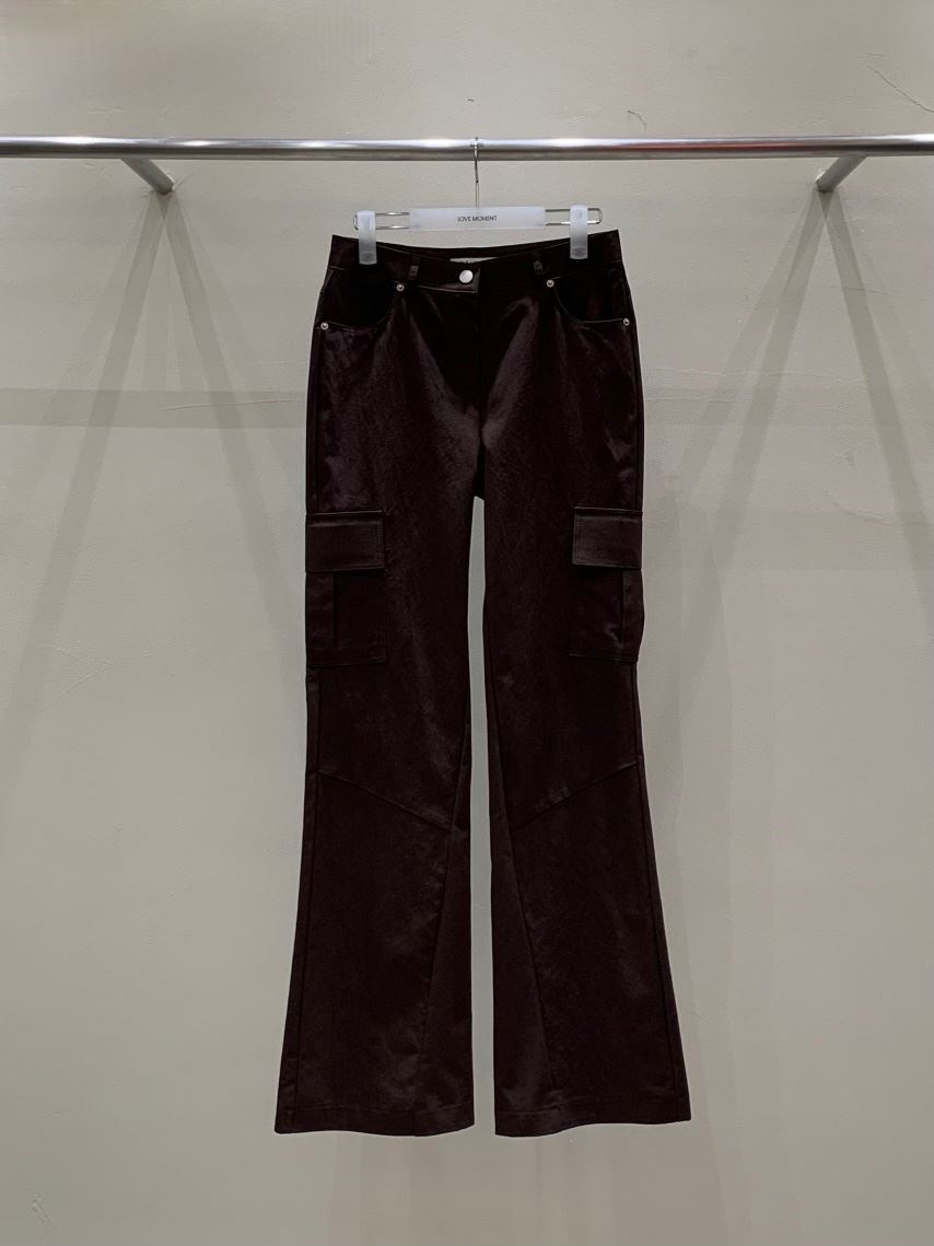 LOVE MOMENT韓國代購㊣女士新品真品推薦休閑人氣休閑褲喇叭VEGETABLE休閑褲