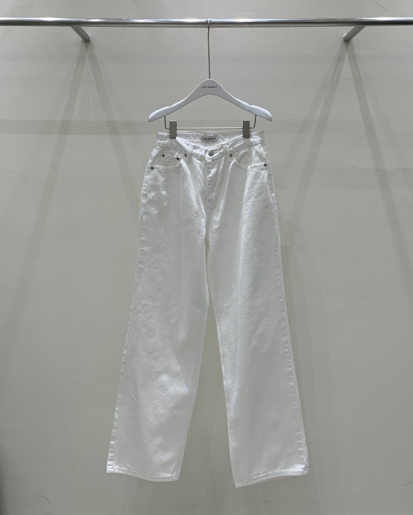 LOVE MOMENT韓國直郵㊣女士新品職業熱賣25秋夏真品牛仔褲LOVE MOMENT牛仔褲
