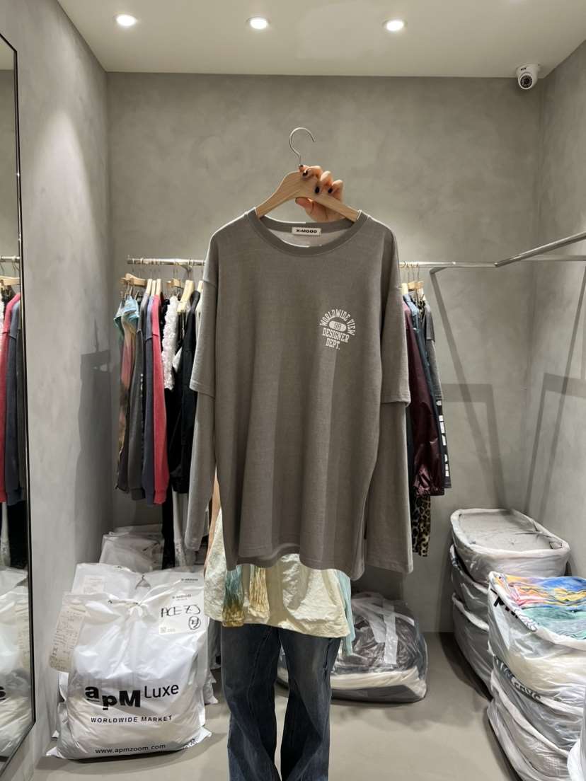 X-MOOD東大門㊣實拍女裝新款真品推薦熱賣時尚25秋夏長袖T恤X-MOOD長袖T恤