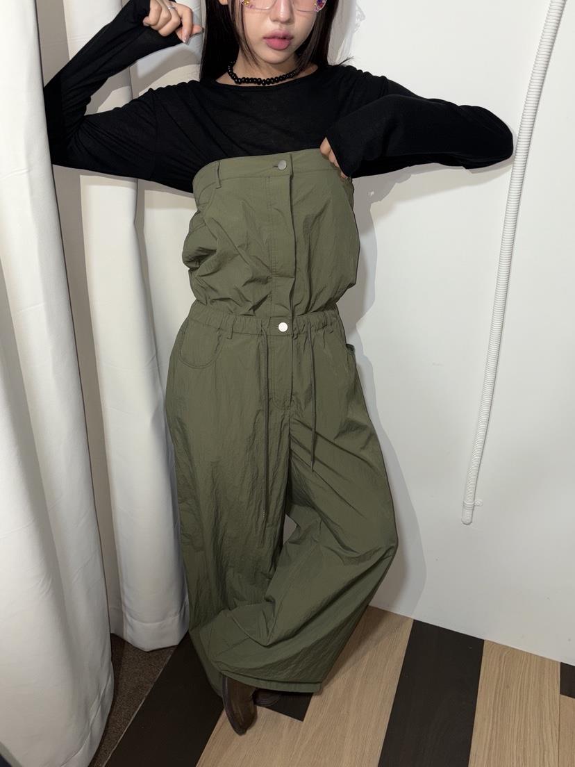 SUNDER MARKET東大門㊣直郵女士新款真品推薦背帶褲不含內搭SUNDER MARKET背帶褲