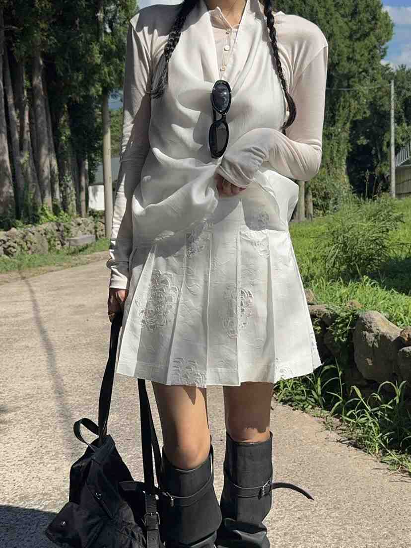 OUPPT東大門㊣直郵女裝新款休閑時尚人氣職業推薦25秋夏短裙OUPPT短裙