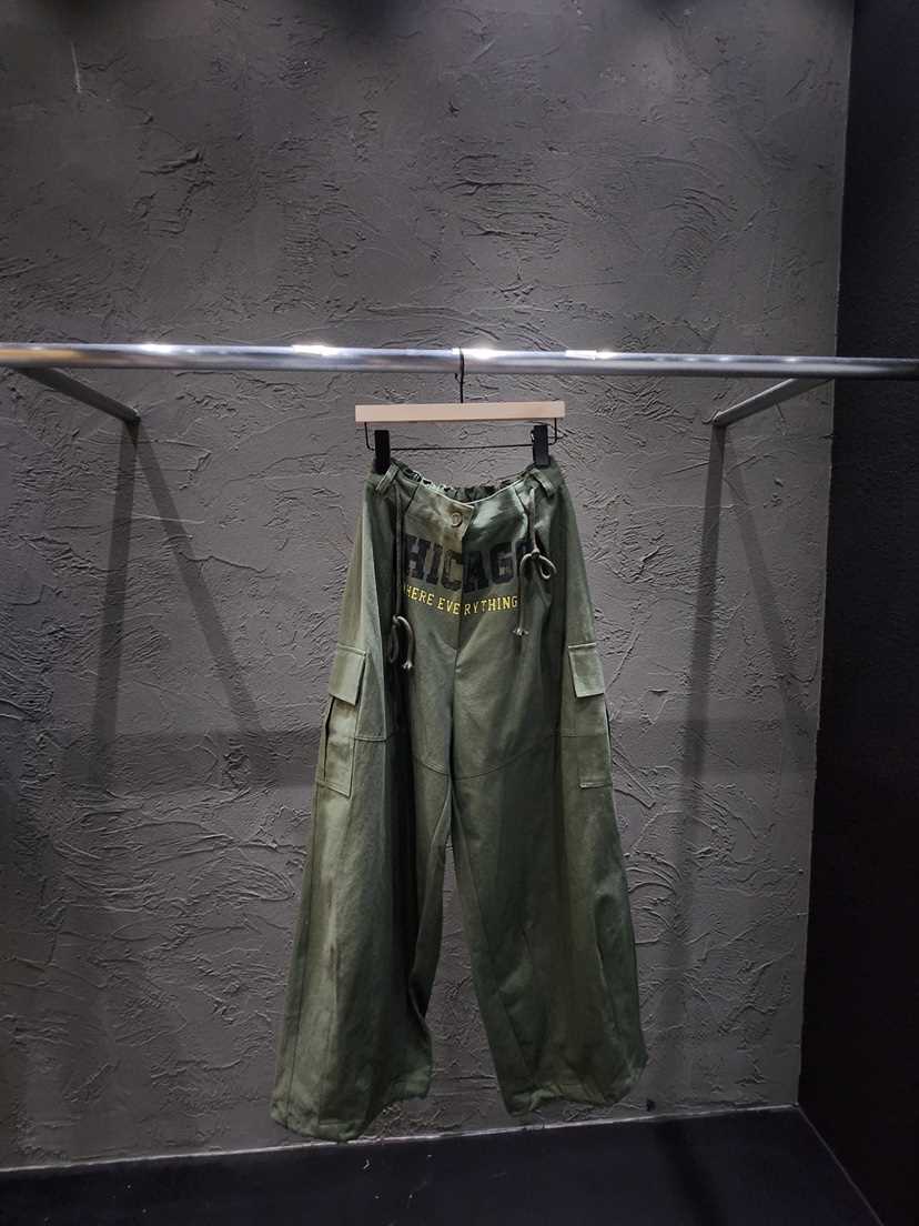 BLACK RIBBON-A韓國代購㊣女士新款25秋夏時尚休閑褲工裝褲BLACK RIBBON-A休閑褲