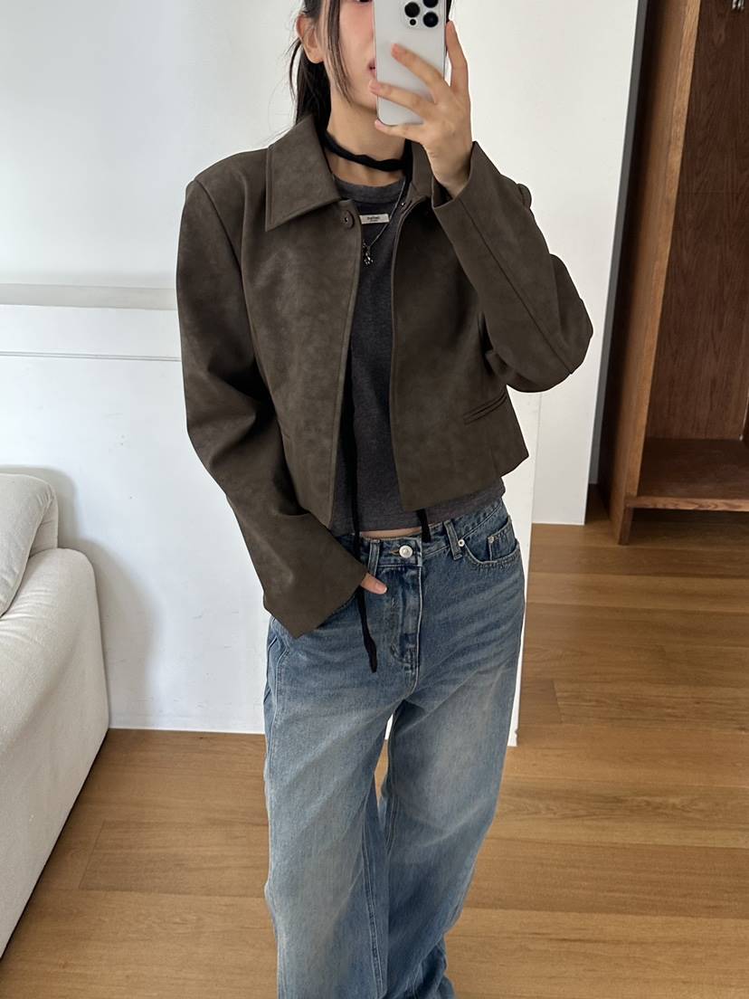 I MFACT韓國代購㊣女裝新款時尚熱賣推薦休閑人氣真品夾克I MFACT夾克