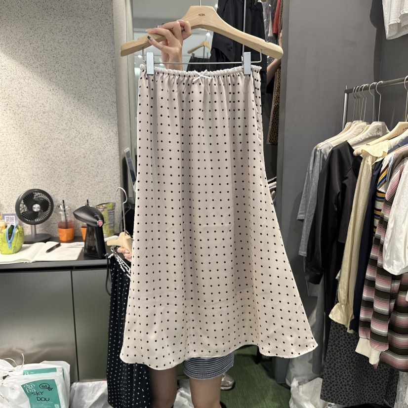 AMOEBA韓國代購㊣女裝新品人氣休閑25秋夏真品時尚推薦長裙AMOEBA長裙