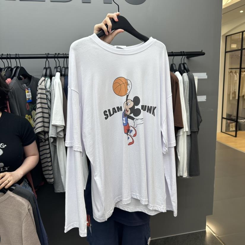 CREDITO韓國代購㊣女士新品真品人氣推薦25秋夏職業長袖T恤But ton/BOUTIQUE SEOUL長袖T恤