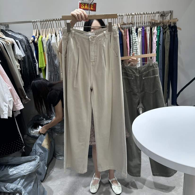RE STYLE-Q東大門㊣代購女士新款休閑人氣25秋夏熱賣休閑褲RE STYLE休閑褲