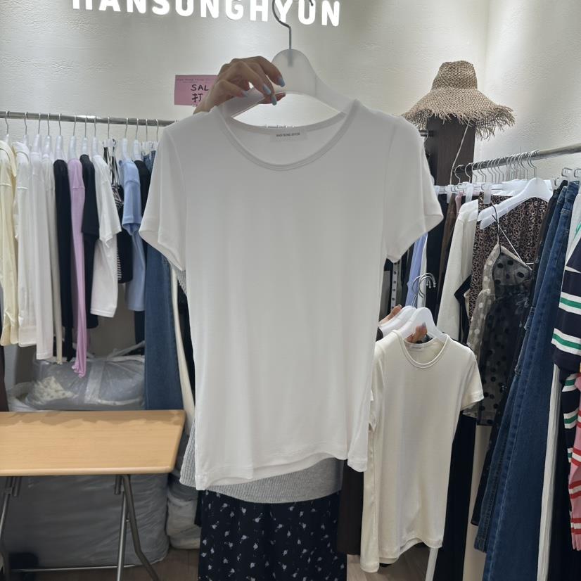 HANSUNGHYUN東大門㊣代購女士新款推薦休閑職業時尚人氣T恤HANSUNGHYUNT恤