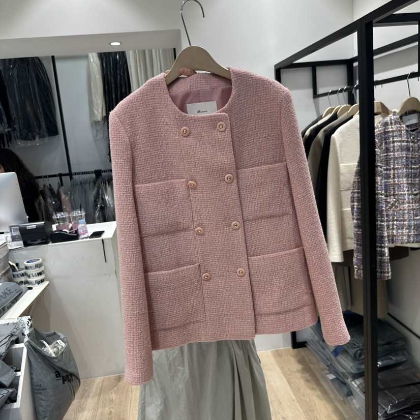 BRUNI/RICOTTA東大門㊣代購女裝新品推薦熱賣休閑夾克粗花呢BRUNI/RICOTTA夾克