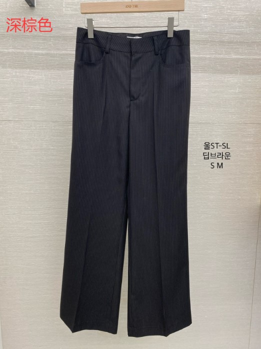 AND THE東大門㊣直郵女士新款人氣熱賣25秋夏職業休閑褲羊毛AND THE休閑褲