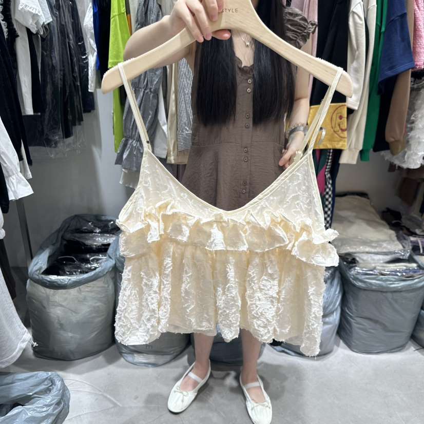 RE STYLE-Q東大門㊣代購女士新品真品職業推薦25秋夏吊帶背心RE STYLE吊帶/背心