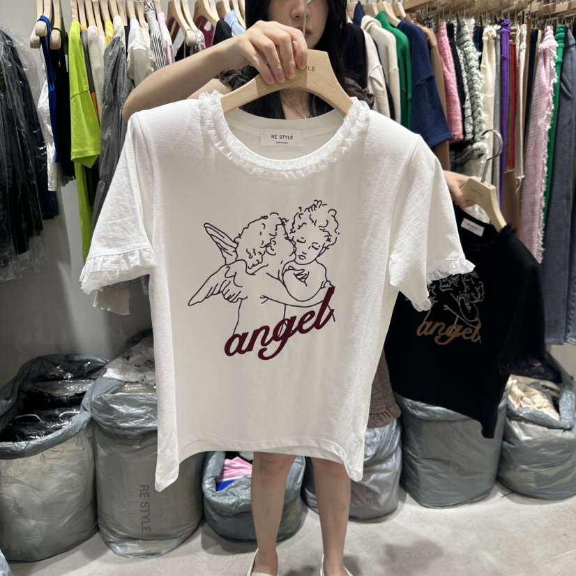 RE STYLE-Q東大門㊣實拍女裝新品推薦時尚熱賣25秋夏真品T恤RE STYLET恤