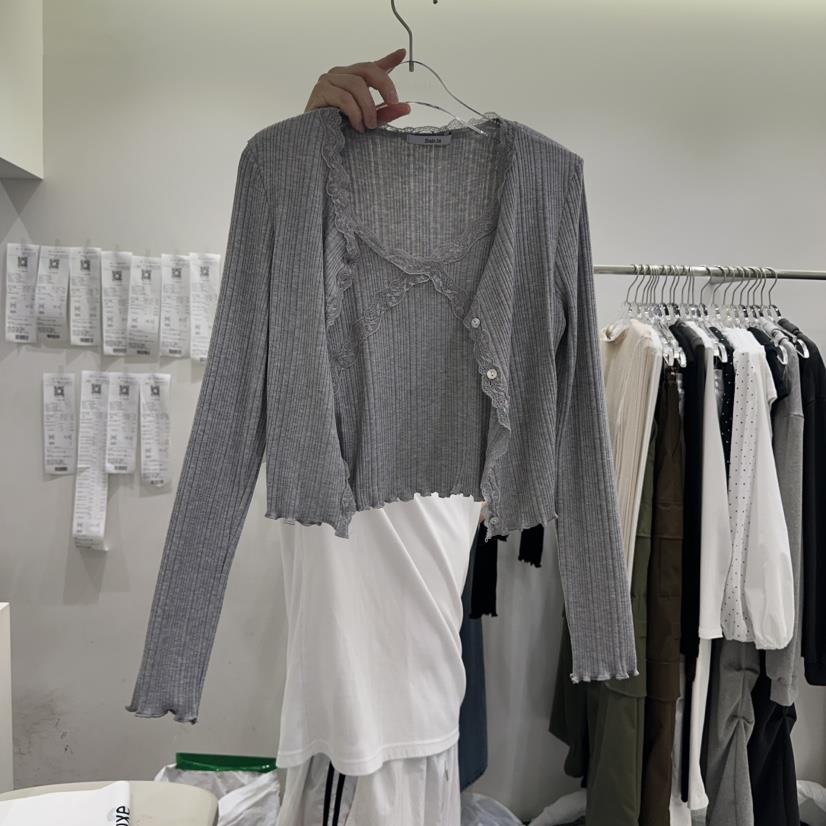BAIE.38韓國代購㊣女裝新品職業25秋夏熱賣套裝兩件套蕾絲BAIE.38套裝