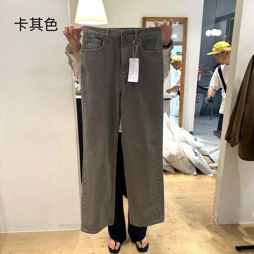 OVERTAKE東大門㊣代購女士新款人氣熱賣推薦25秋夏時尚牛仔褲OVERTAKE牛仔褲