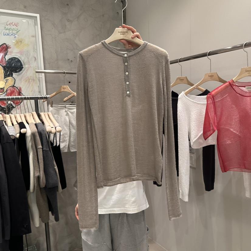 LAMAGIEPIE韓國直郵㊣女裝新品人氣職業熱賣推薦針織衫羊毛LAMAGIE GREY針織衫