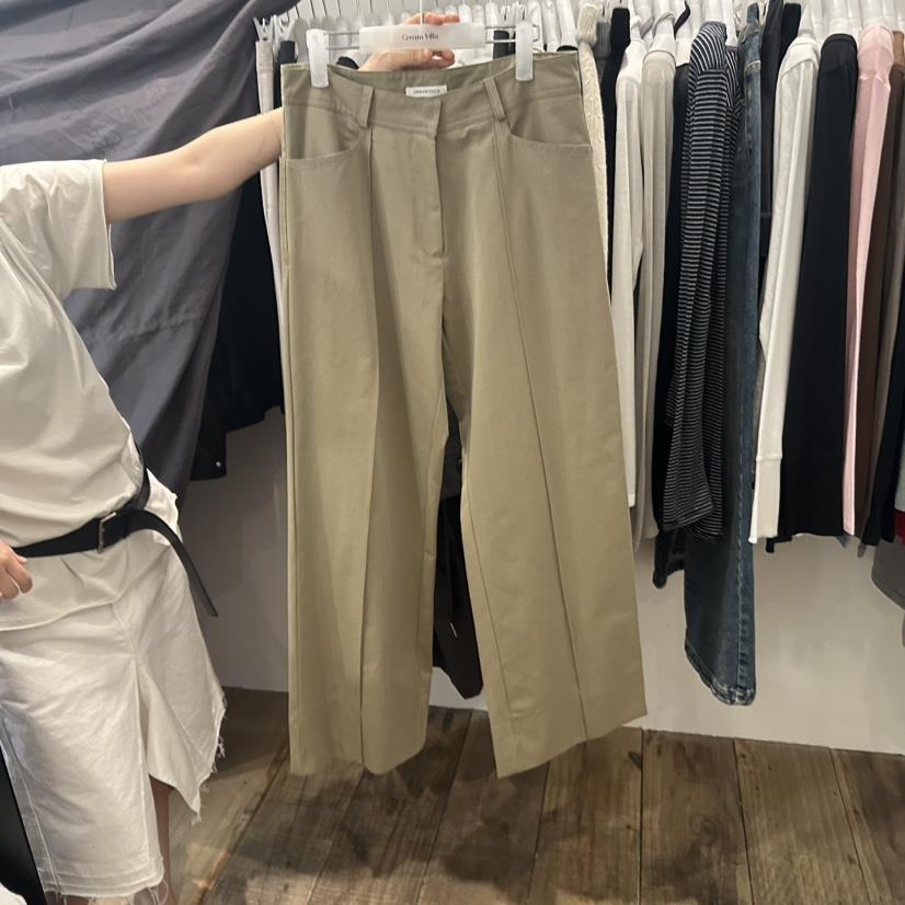 CREAM VILLA東大門㊣代購女士新品職業休閑褲CREAMVILLA休閑褲